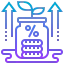 Money growth icon 64x64