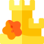 Sand castle icon 64x64