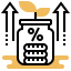 Money growth icon 64x64