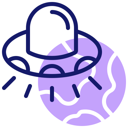 Alien ship icon