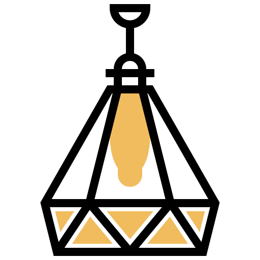 Ceiling lamp icon