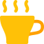Hot coffee icon 64x64