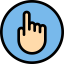 Hand ícono 64x64