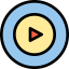 Play button ícono 64x64