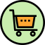 Shopping cart ícono 64x64