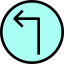 Turn left ícono 64x64