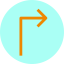 Turn right icon 64x64