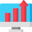Bar chart icon 64x64