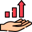 Bar chart icon 64x64