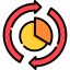 Pie chart icon 64x64