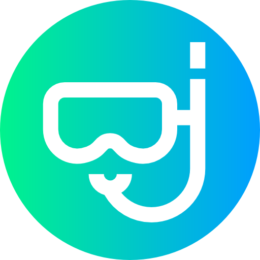 Diving mask icon