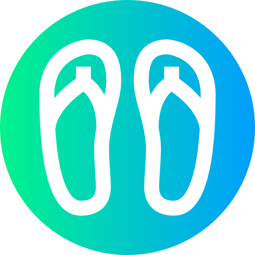 Flip flops icon