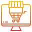Online shopping icon 64x64