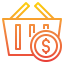 Shopping basket icon 64x64