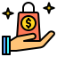 Shopping bag icon 64x64