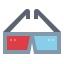 3d glasses icon 64x64