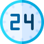 24 часа иконка 64x64
