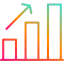 Bar chart icon 64x64