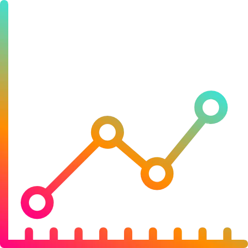 Line chart icon
