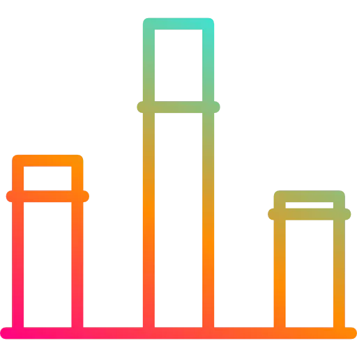 Graph bar icon