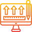 Bar chart icon 64x64