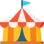 Цирковая палатка иконка 64x64
