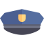 Police cap icon 64x64