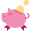Piggy bank icon 64x64