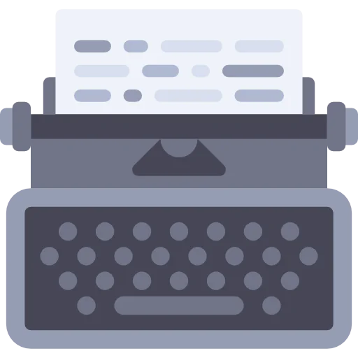 Typewriter icon
