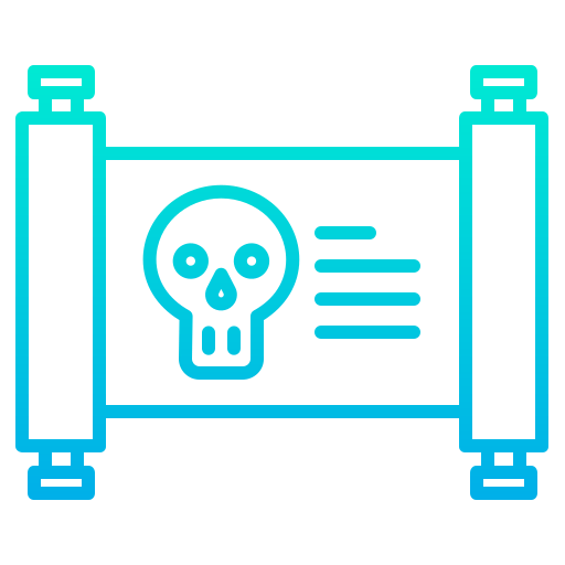 Treasure map icon