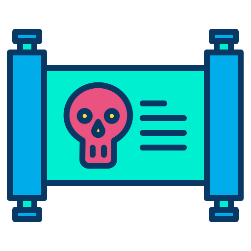 Treasure map icon