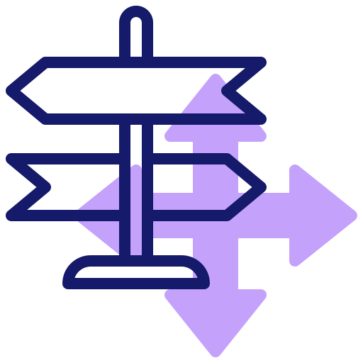 Signpost icon