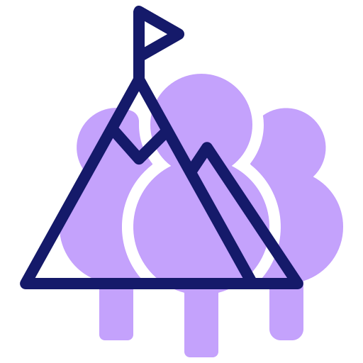 Mountain view icon