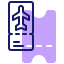 Airplane ticket icon 64x64