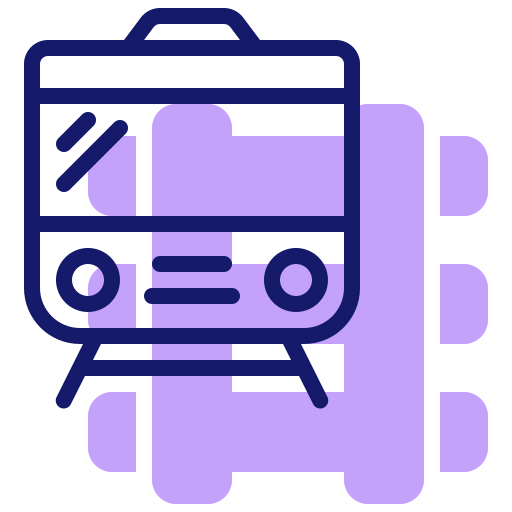 Train ride icon