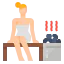 Sauna icon 64x64