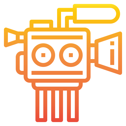 Cinema camera icon