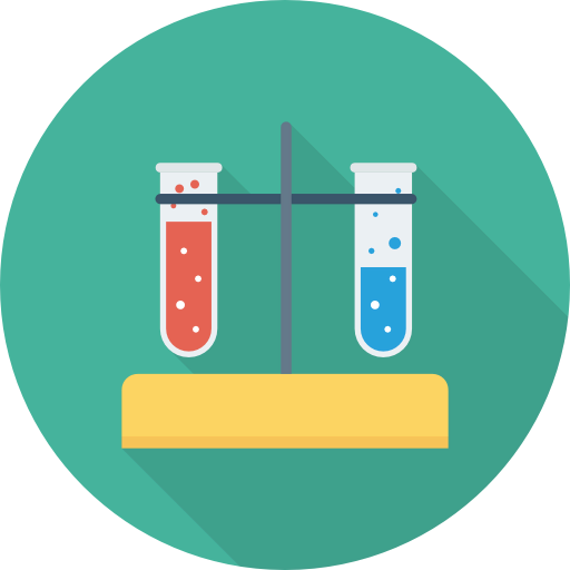 Test tubes icon