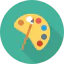 Paint palette icon 64x64
