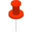 Push pin icon 64x64