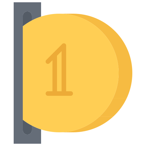 Insert coin icon