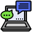 Chatbot biểu tượng 64x64