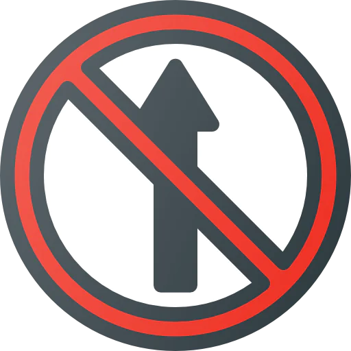No entry icon