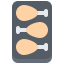 Chicken leg icon 64x64