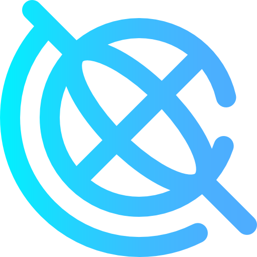 Globe grid icon