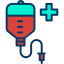 Blood transfusion icon 64x64