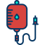 Blood transfusion icon 64x64