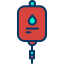 Blood transfusion icon 64x64