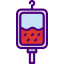 Blood transfusion icon 64x64