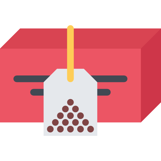 Tea bag icon